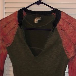 We The Free Crochet Sweater